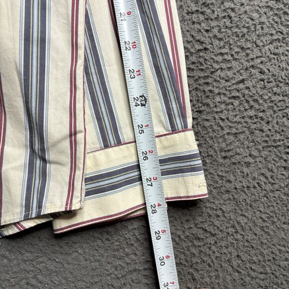 The Old Frontier Clothing Co Shirt Long Sleeve 1/2 Button Up Men's 2XL USA Made - Picture 6 of 8